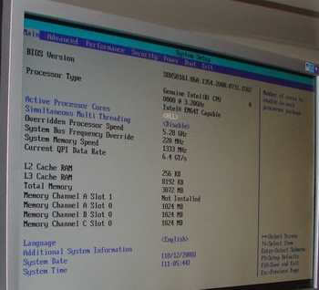 core i 7-965 Extreme edition extrem overclock